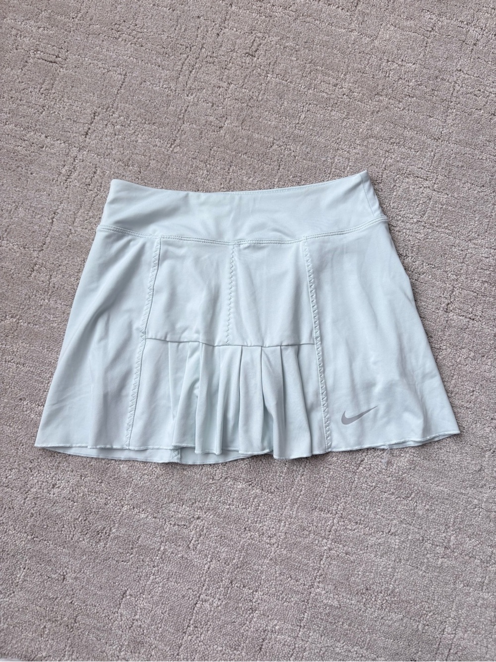 Nike Women's Pale Blue Pleated Athletic Skort